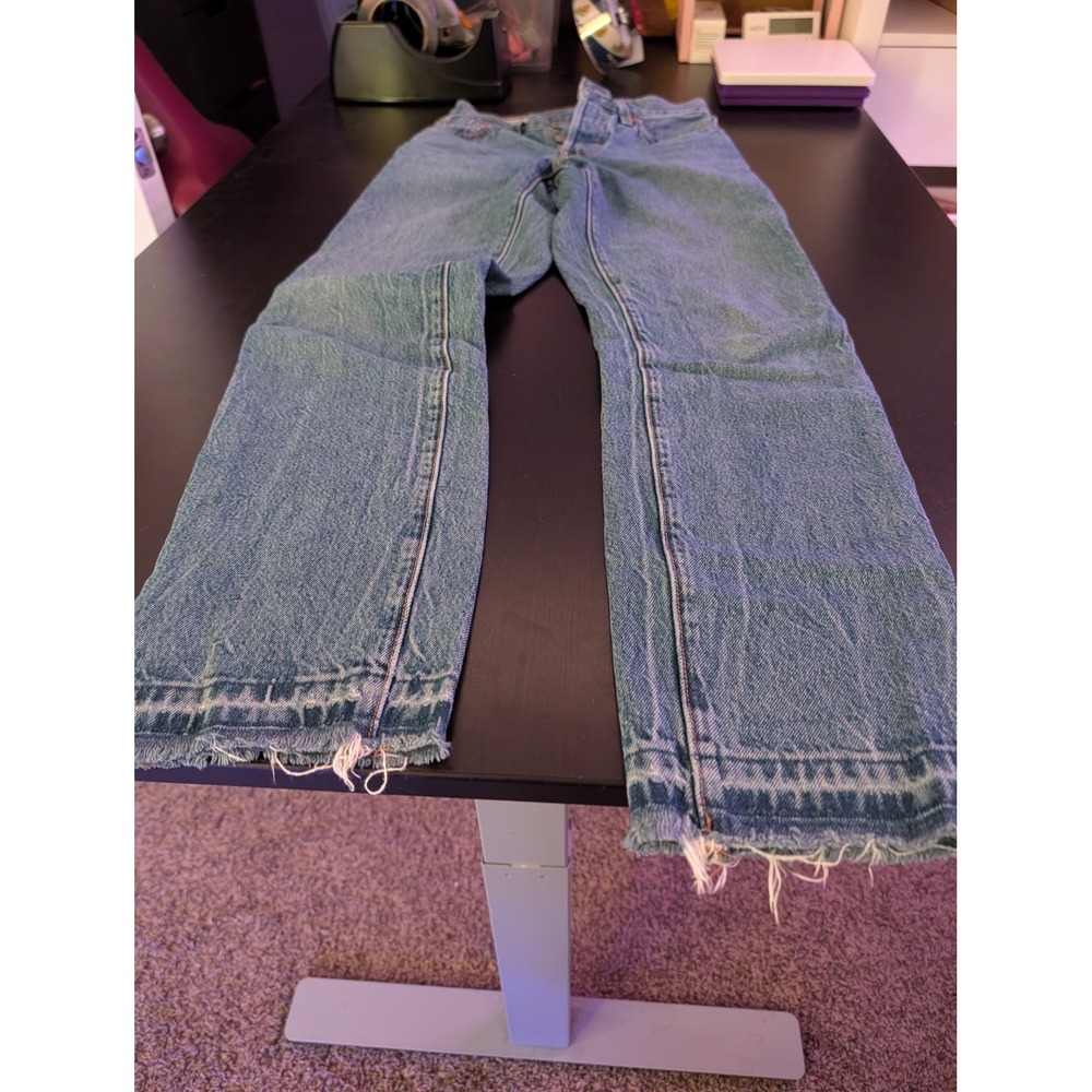 Levi's Straight Leg Jeans in Light Blue Denim